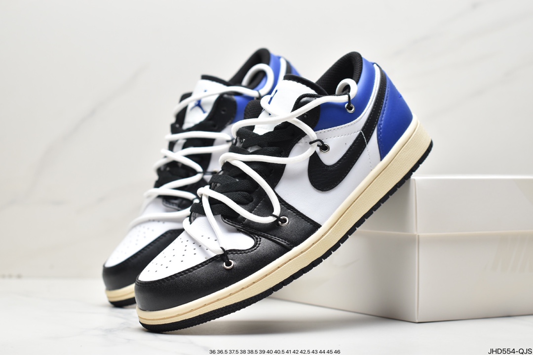 190 Air Jordan AJ1 Low 解构绑带 DW7866-888