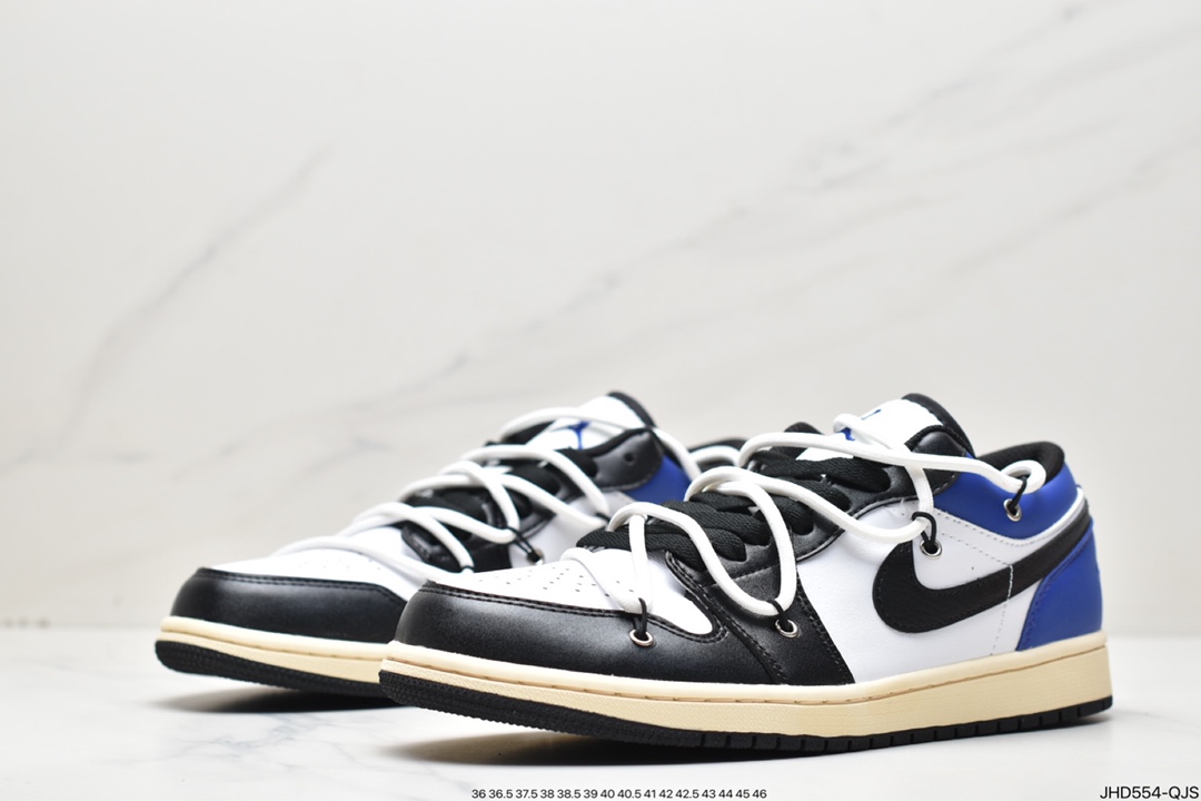 190 Air Jordan AJ1 Low 解构绑带 DW7866-888