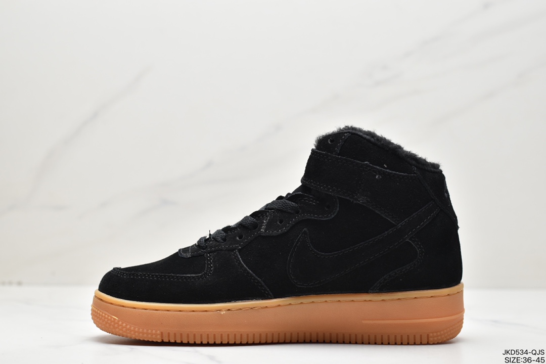 160 耐克Nike Air Force 1 Low 空军一号中帮加绒 334031-611