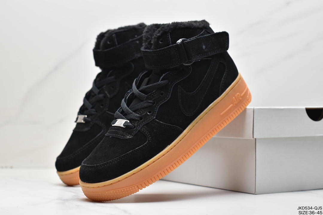 160 耐克Nike Air Force 1 Low 空军一号中帮加绒 334031-611