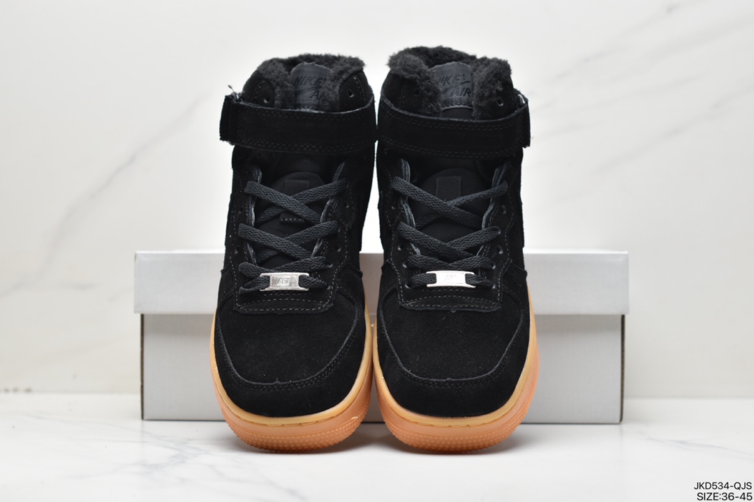 160 耐克Nike Air Force 1 Low 空军一号中帮加绒 334031-611
