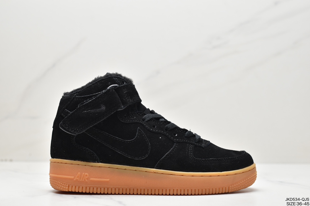 160 耐克Nike Air Force 1 Low 空军一号中帮加绒 334031-611