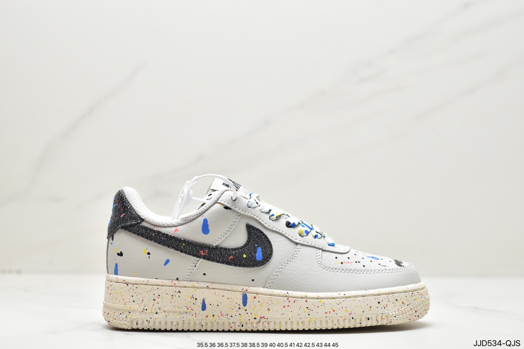 130 全新 Air Force 1’07”Paint Splatter”空军一号CZ0339-001