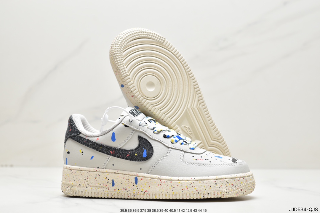 130 全新 Air Force 1’07”Paint Splatter”空军一号CZ0339-001