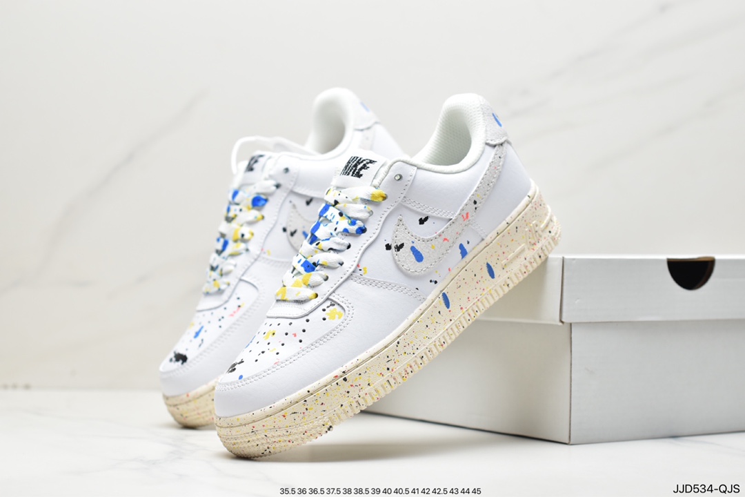 130 全新 Air Force 1’07”Paint Splatter”空军一号CZ0339-001
