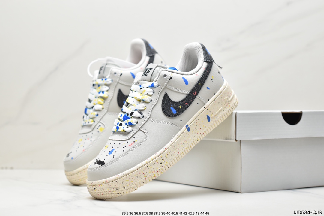130 全新 Air Force 1’07”Paint Splatter”空军一号CZ0339-001