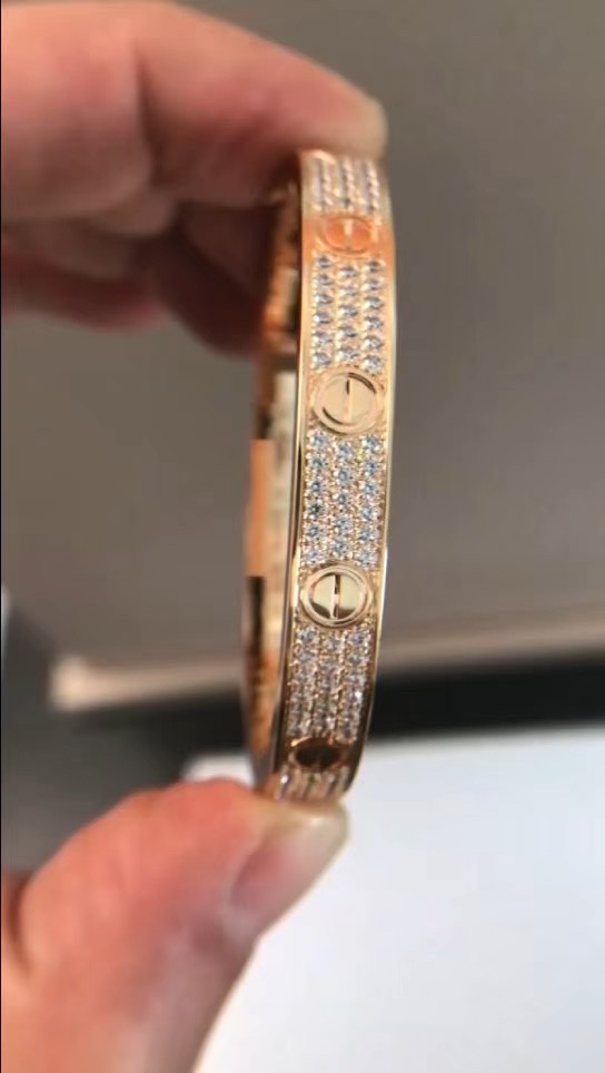 Cartier Cartier/卡地亚 款宽版满天星手镯