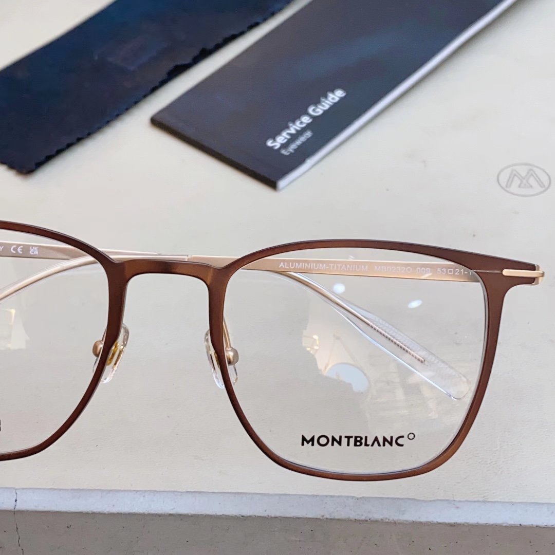 ，【MONT BLAN*】万宝*龙新款钛架光学架，MODEL:MB0232O，SIZE:53口21-145