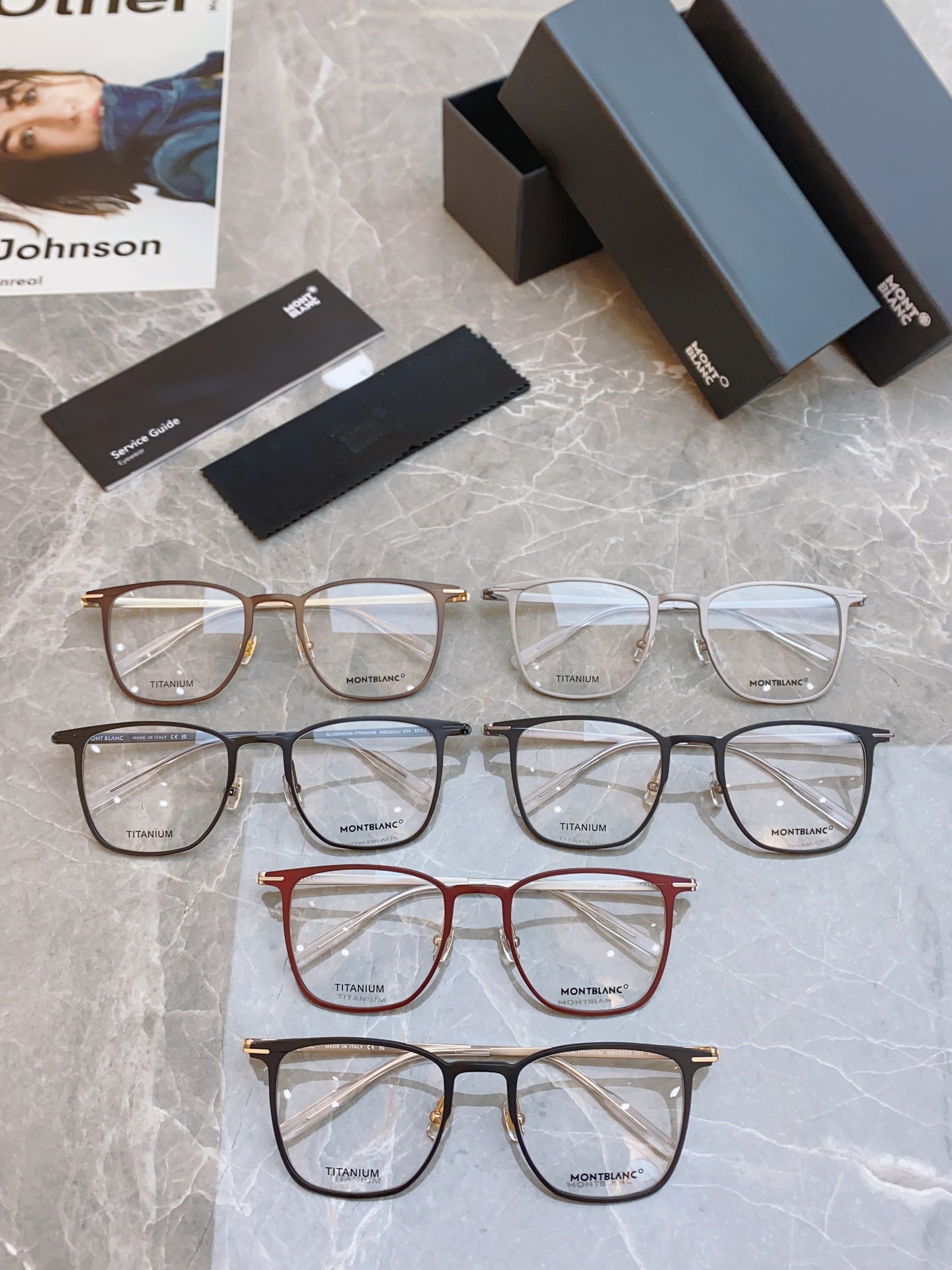 ，【MONT BLAN*】万宝*龙新款钛架光学架，MODEL:MB0232O，SIZE:53口21-145