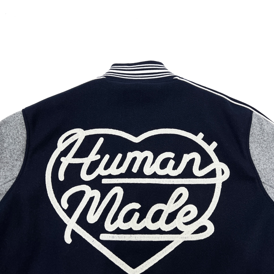 Human Made 22Fw 爱心鸭子刺绣棒球服