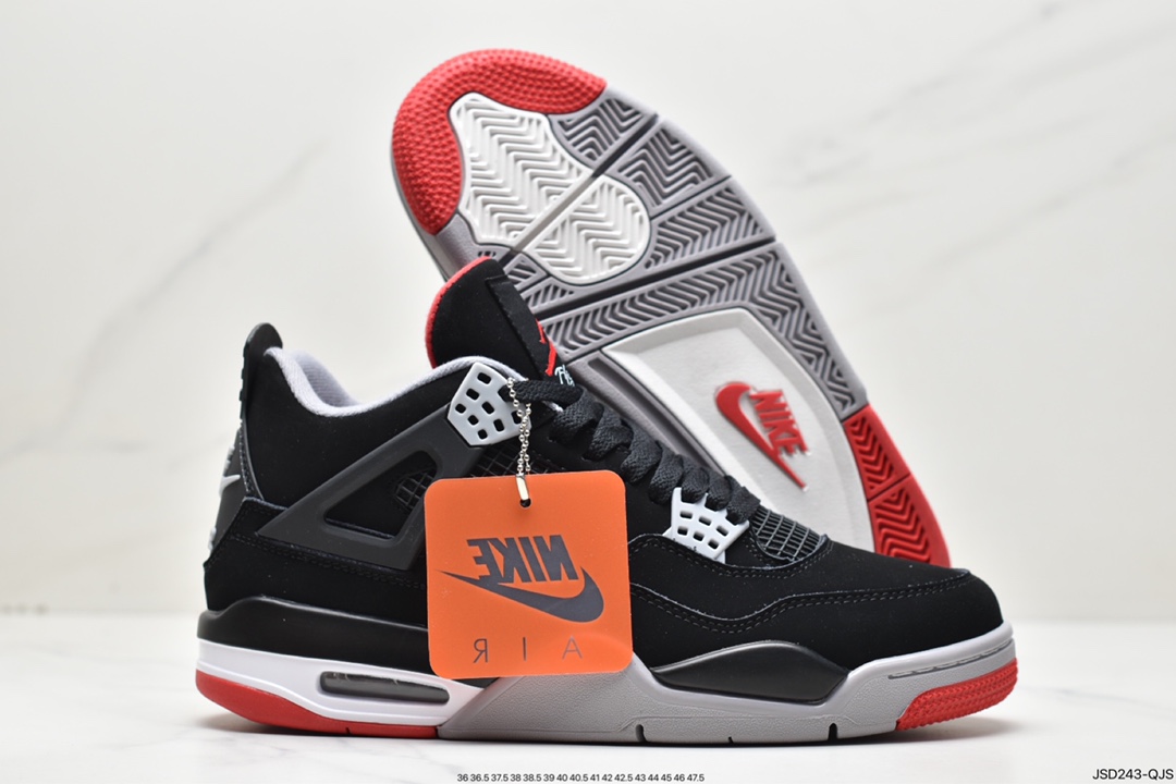 200 耐克Nike Air Jordan 4 Retro OG迈克尔·乔丹AJ4代中帮308497-060