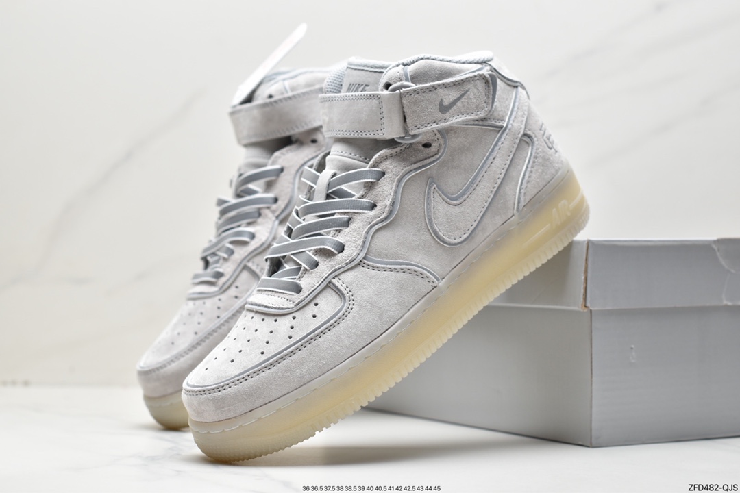 280 纯原版本 卫冕冠军联名款 空军中邦 Air Force 1 MID x Reigning Champ GB1228-185
