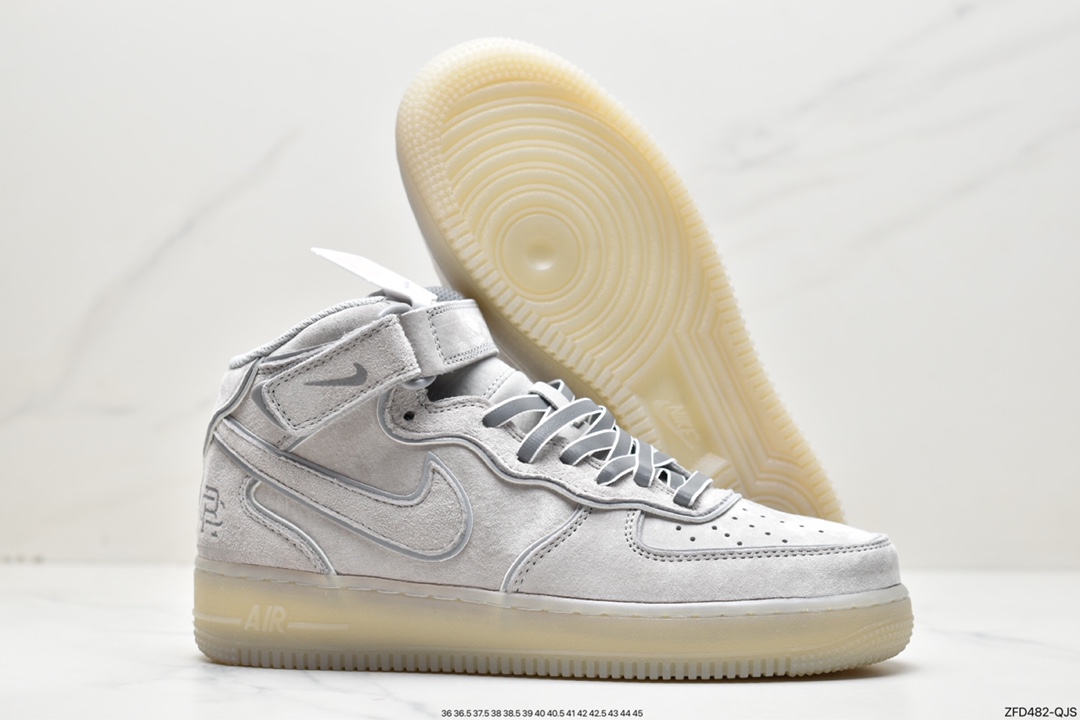 280 纯原版本 卫冕冠军联名款 空军中邦 Air Force 1 MID x Reigning Champ GB1228-185