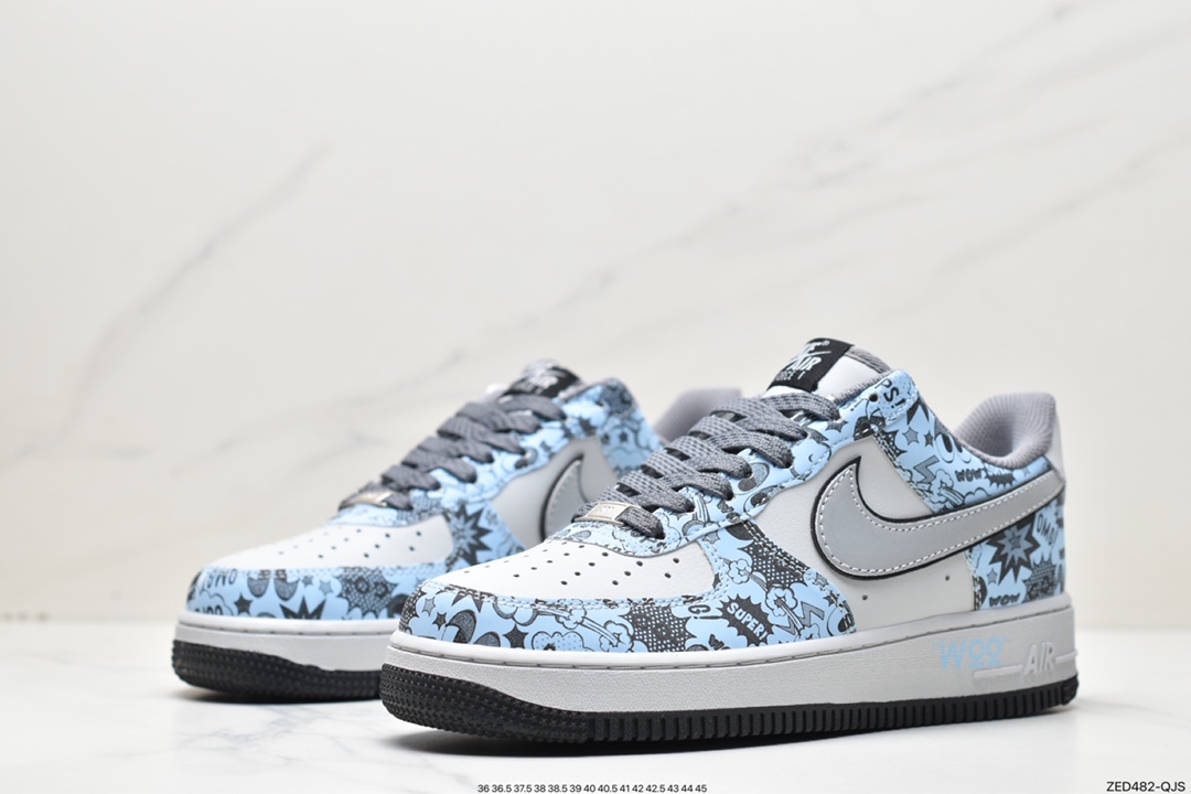 260 耐克Nike Air Force 1’07”White/Purple Viotech”x 联名空军一号ZG0088-882