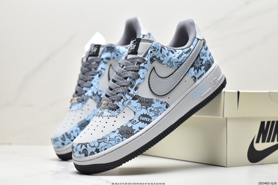 260 耐克Nike Air Force 1’07”White/Purple Viotech”x 联名空军一号ZG0088-882