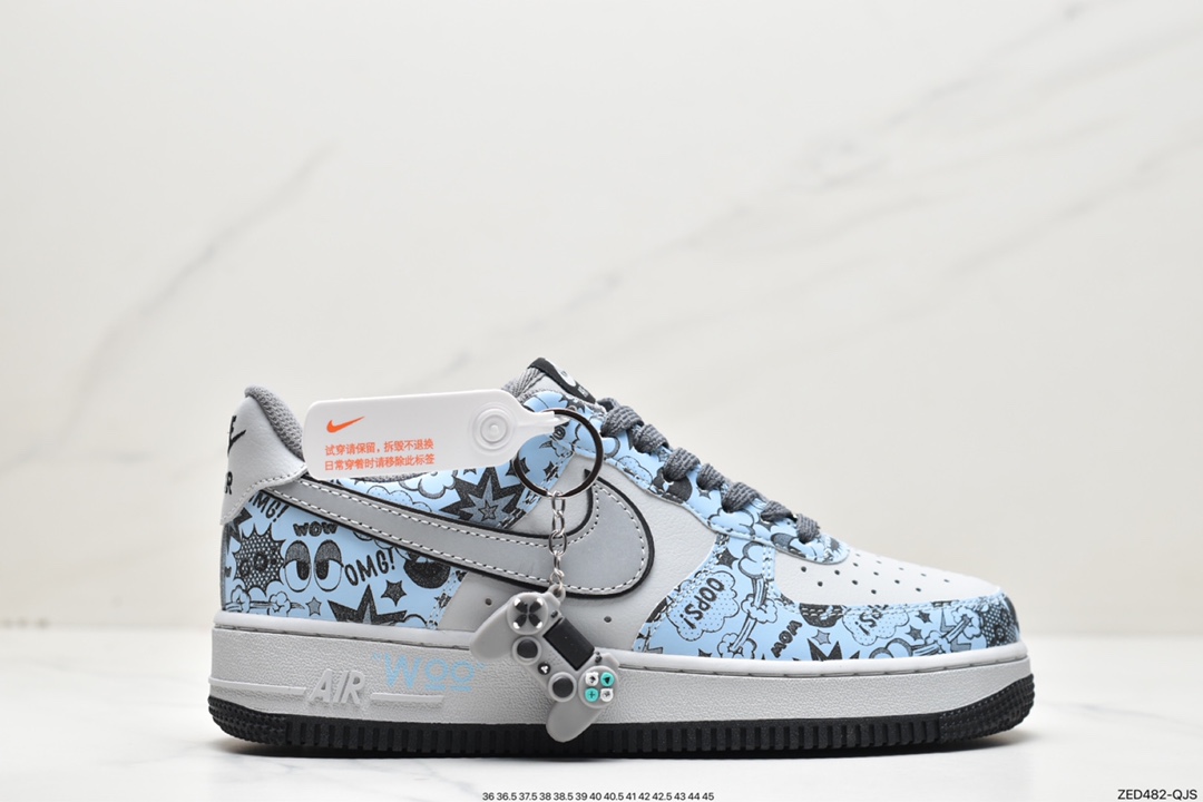 260 耐克Nike Air Force 1’07”White/Purple Viotech”x 联名空军一号ZG0088-882