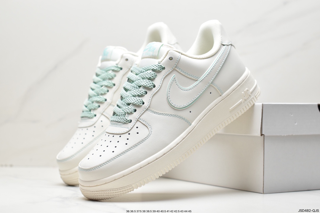 200  Air Force 1'07 Low”Milk White/Mint”空军一号经典低帮板鞋315122-707