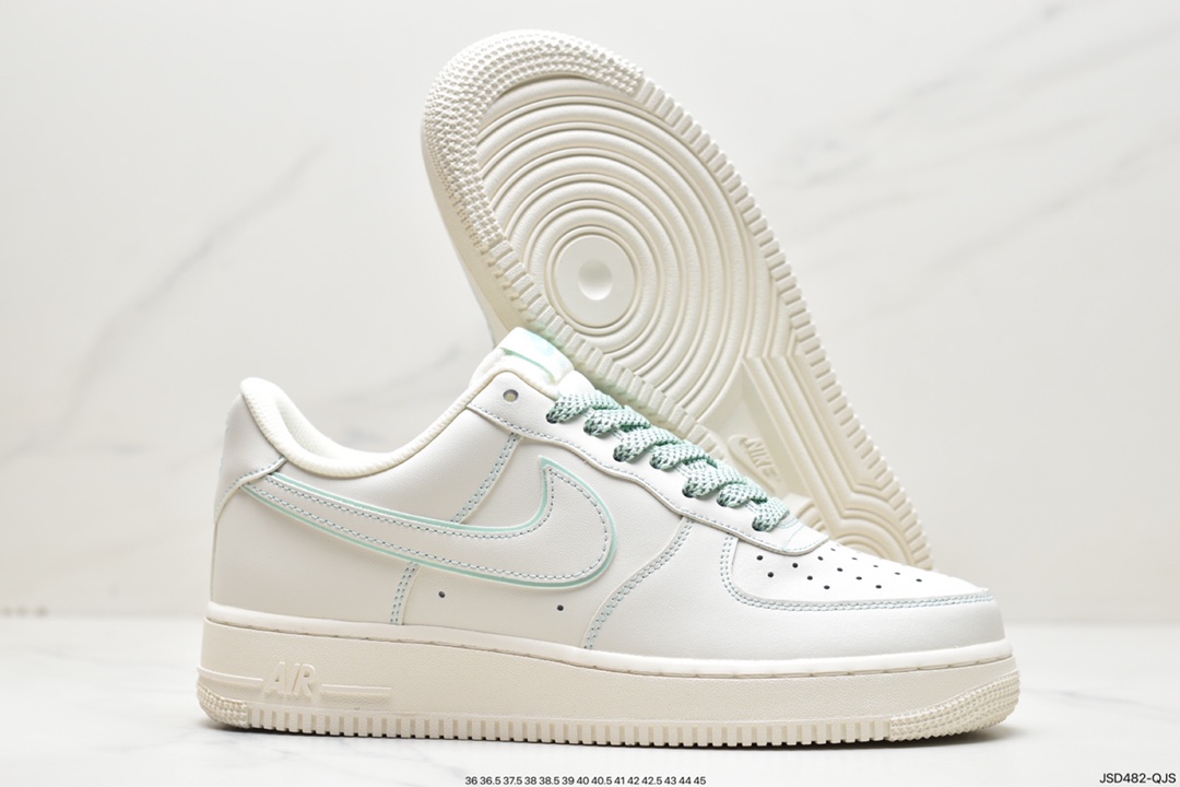 200  Air Force 1'07 Low”Milk White/Mint”空军一号经典低帮板鞋315122-707