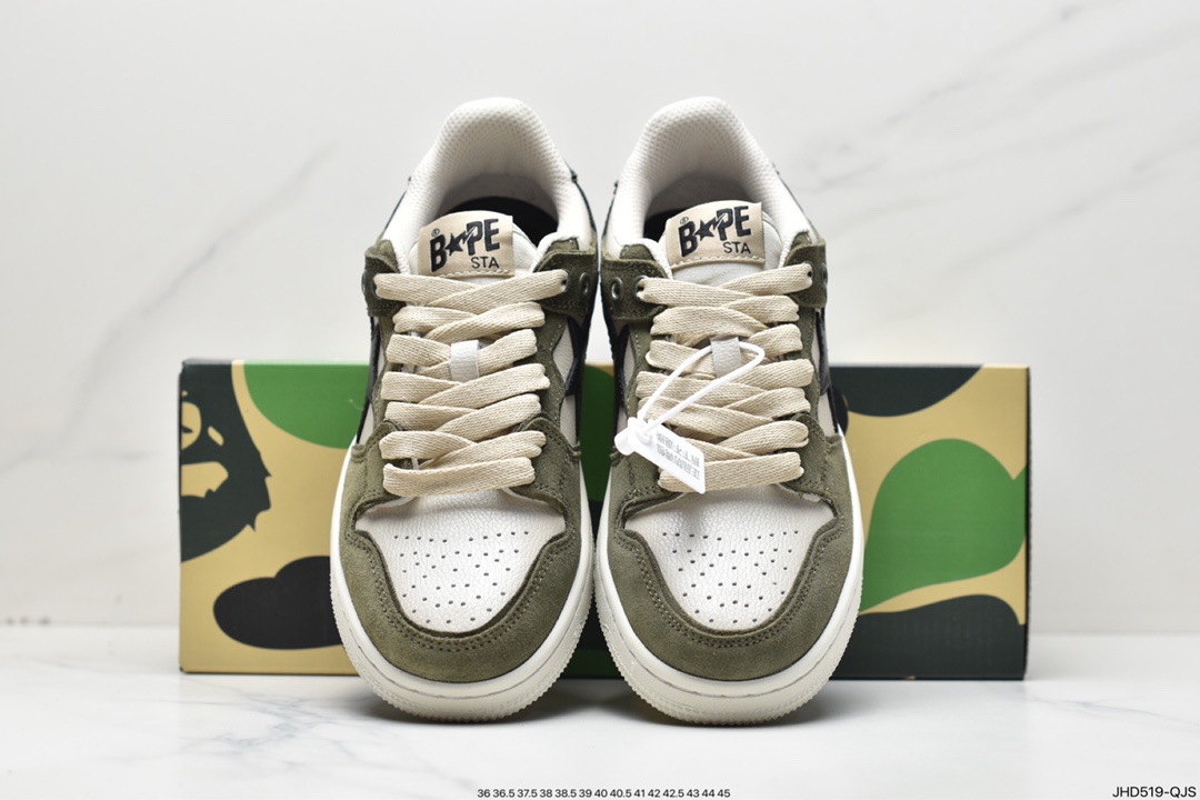 Harajuku trend brand A Bathing Ape BAPE Sk8 Sta Low SK8 series low-top casual sports skateboard shoes