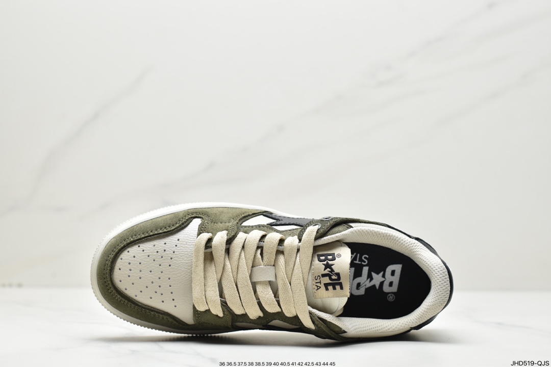 Harajuku trend brand A Bathing Ape BAPE Sk8 Sta Low SK8 series low-top casual sports skateboard shoes