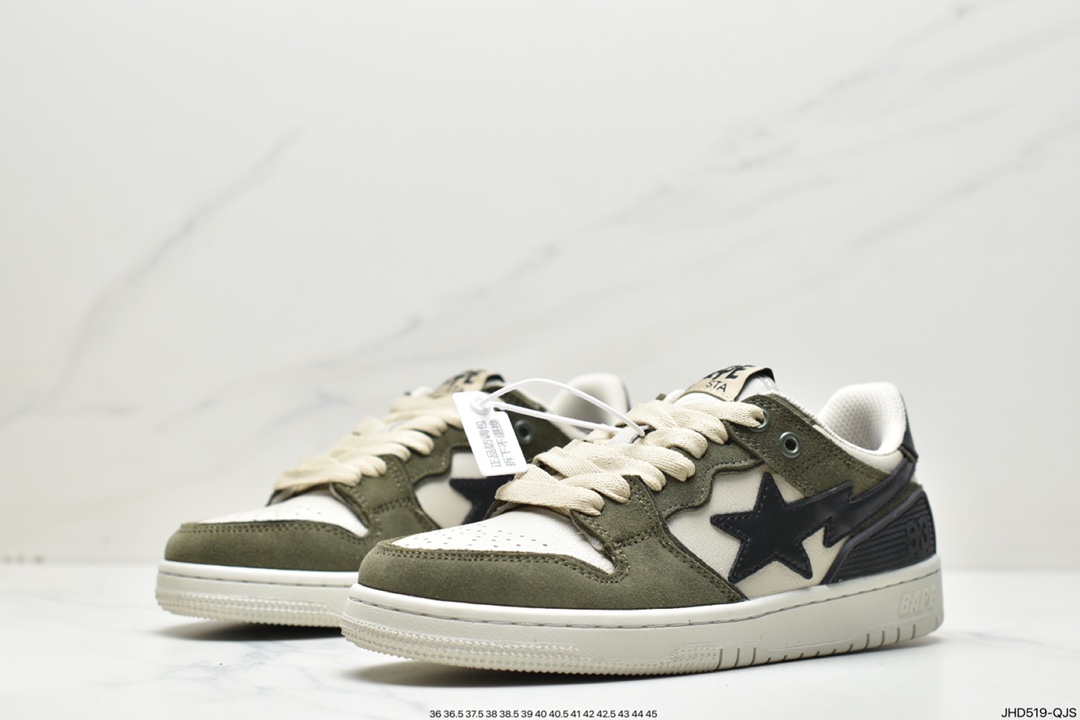 Harajuku trend brand A Bathing Ape BAPE Sk8 Sta Low SK8 series low-top casual sports skateboard shoes