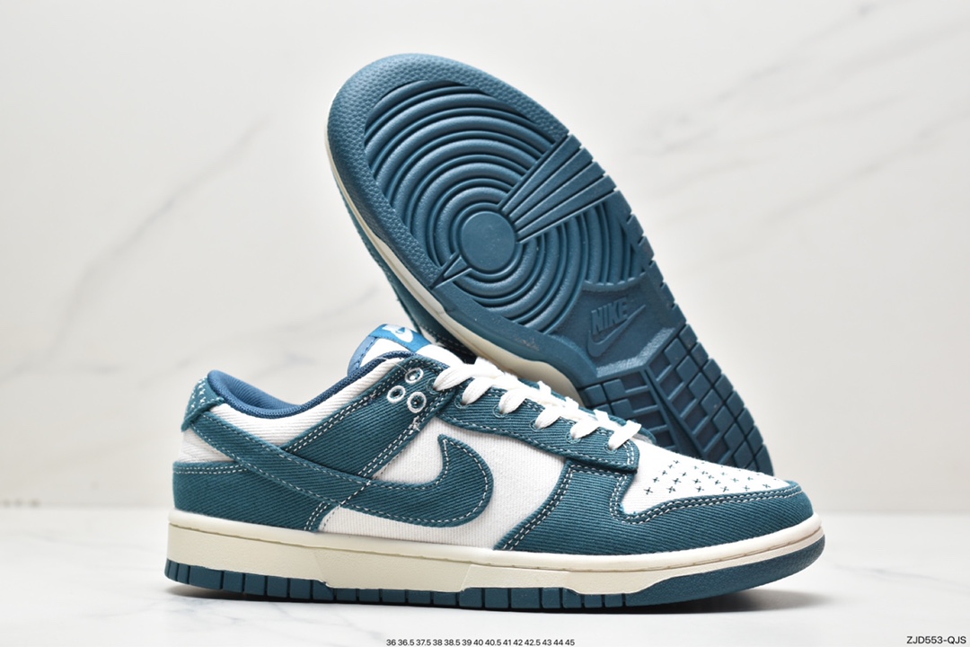 240 NIKE SB Dunk Low 单宁布白红DV0834-100