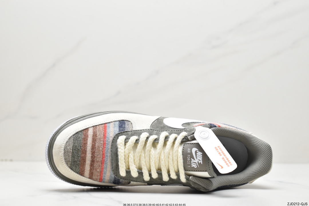 240 Nike Air Force 1'07 Low ”cardigan” 羊毛衫休闲板鞋 CW1188-222