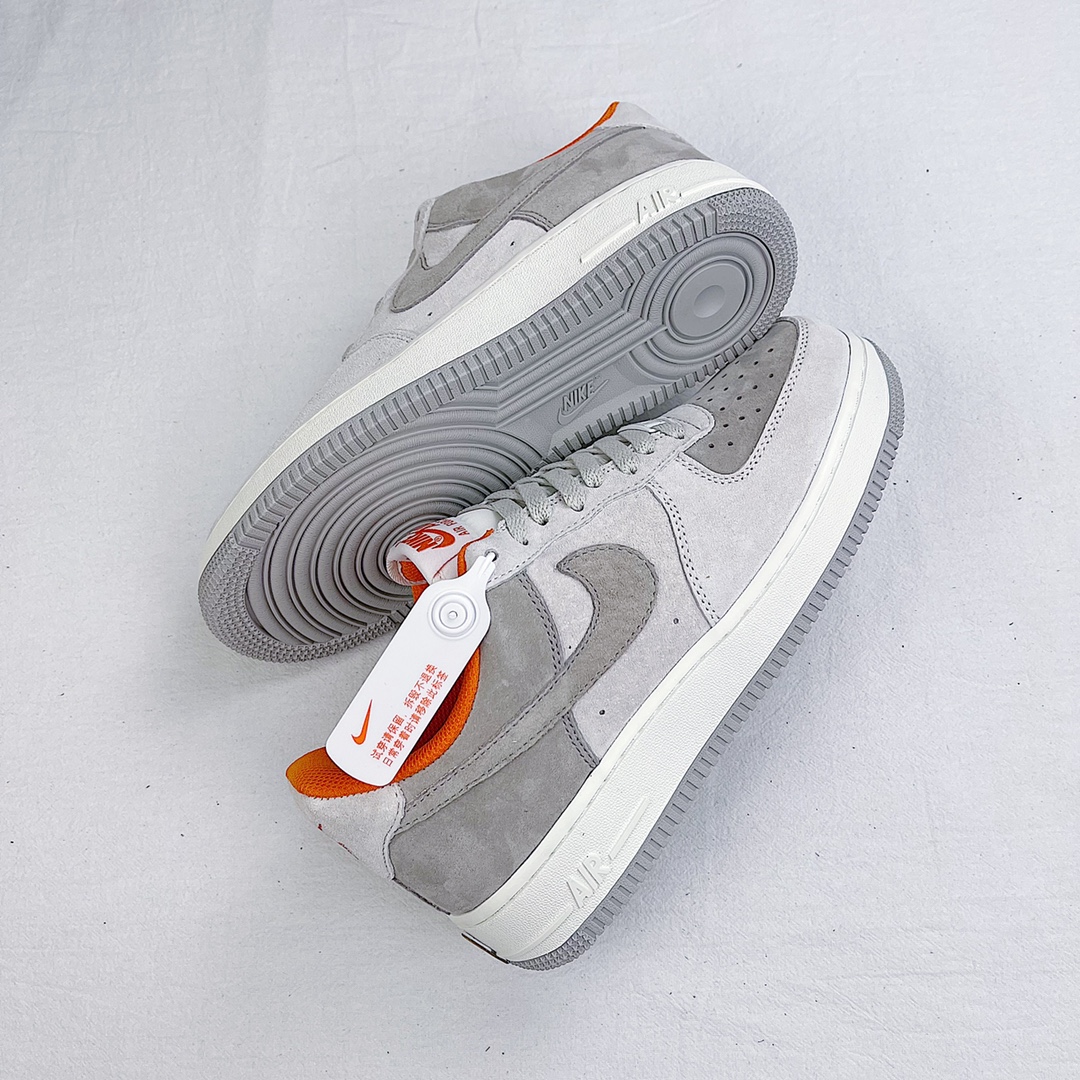 AirForce107Low灰橙麂皮