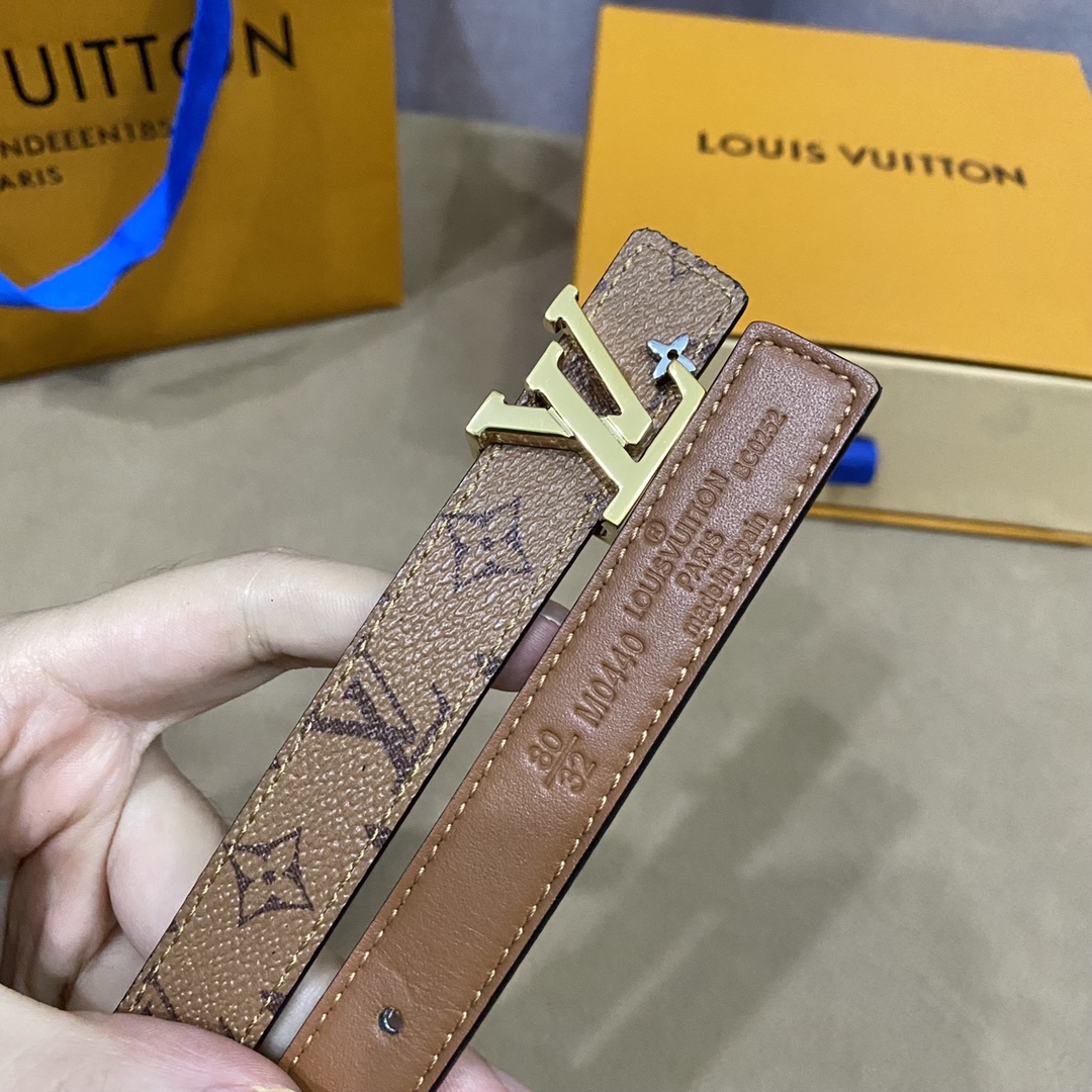 Louis Vuitton AAA+
 Belts Women Calfskin Cowhide
