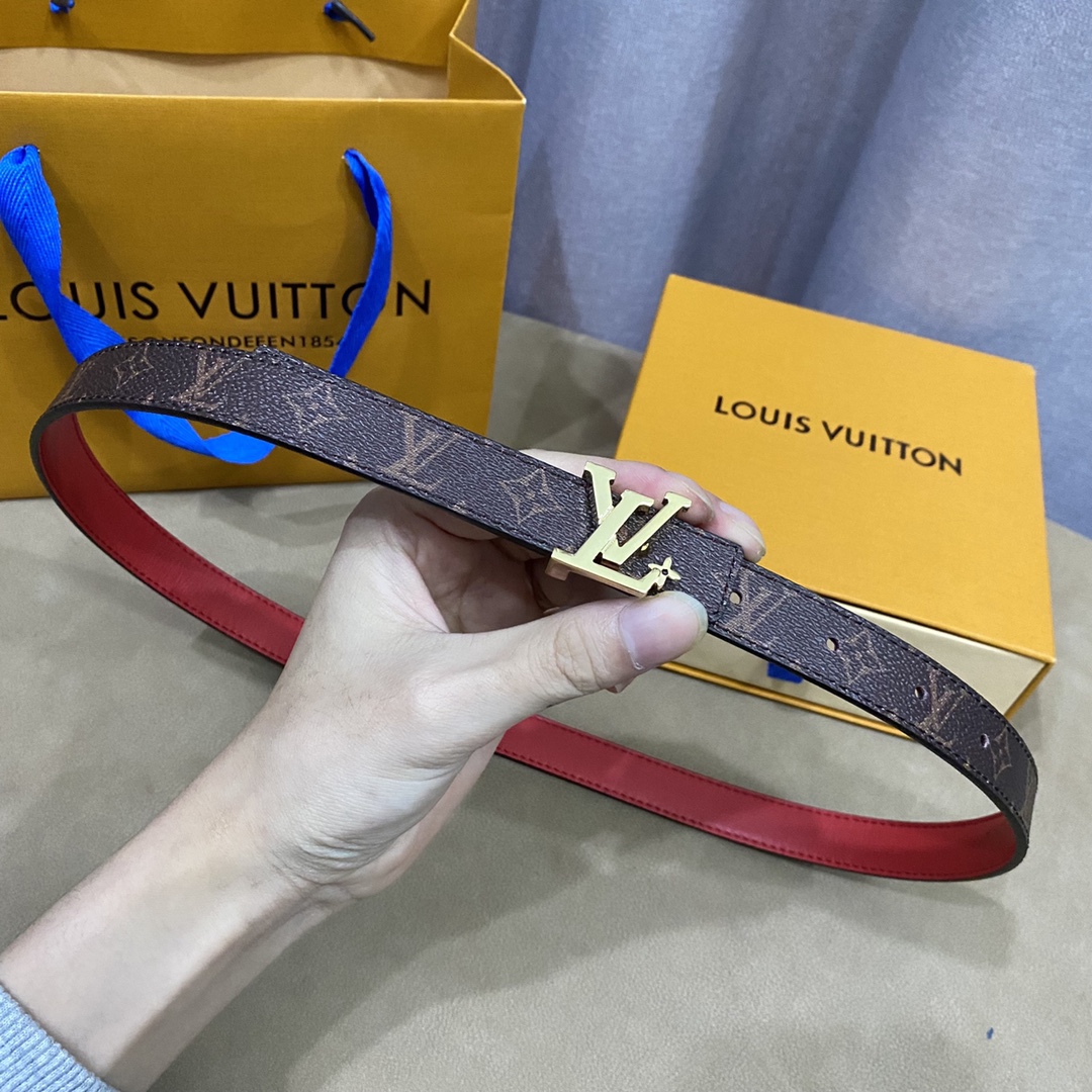 Louis Vuitton Belts Women Calfskin Cowhide