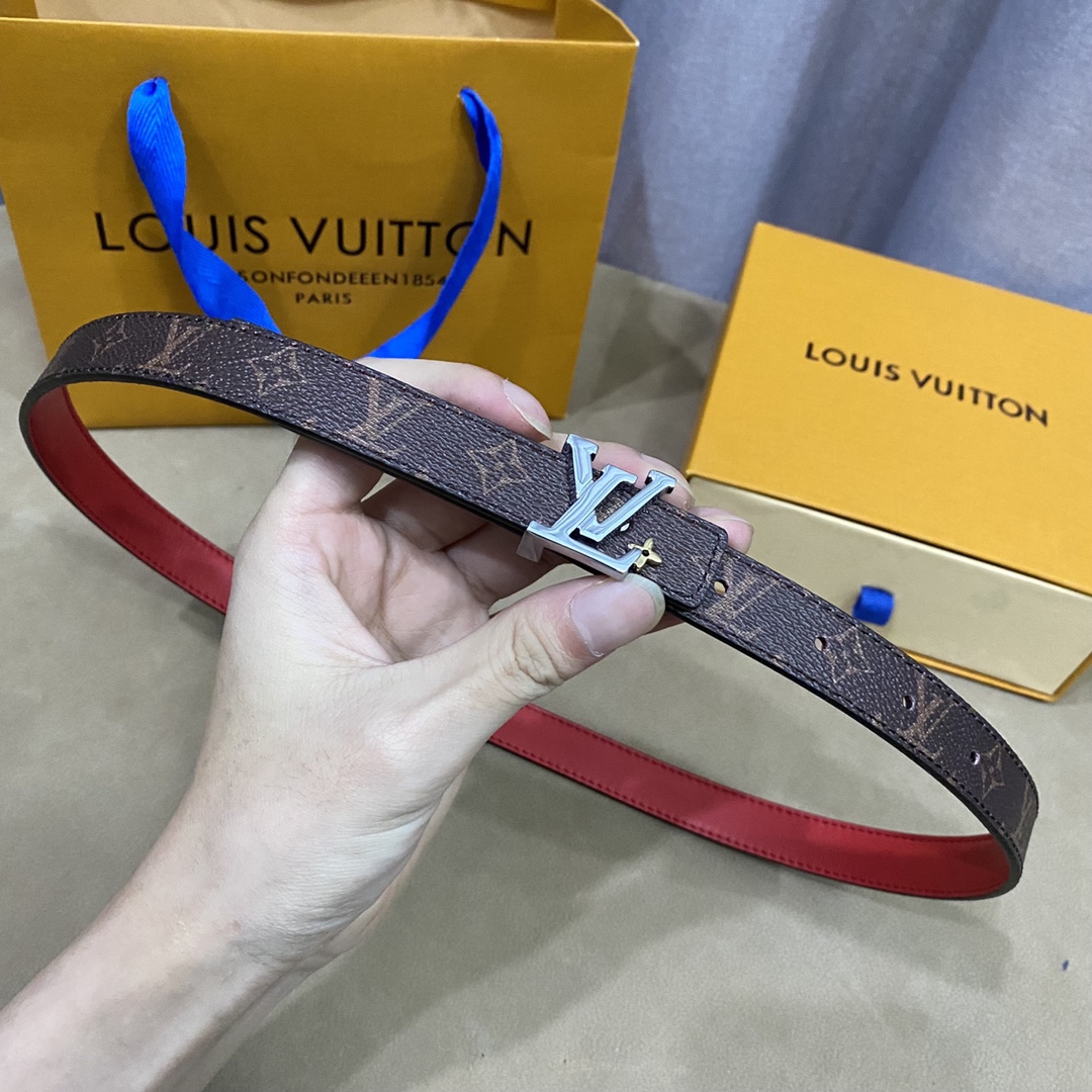 Louis Vuitton Belts Women Calfskin Cowhide