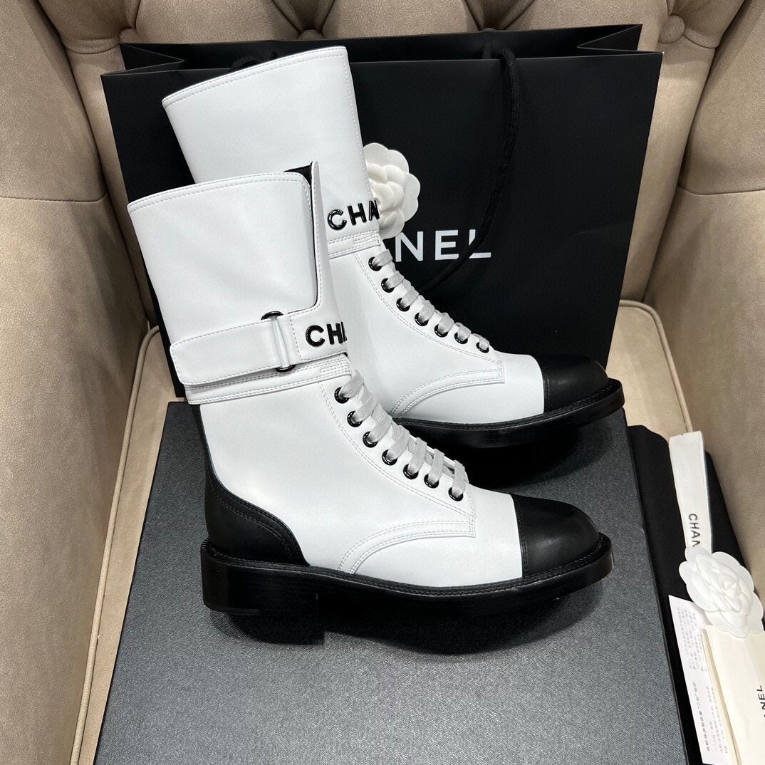 Chanel Haute Couture Classic Luxury Leather Shoe Loafer Shoes 7
