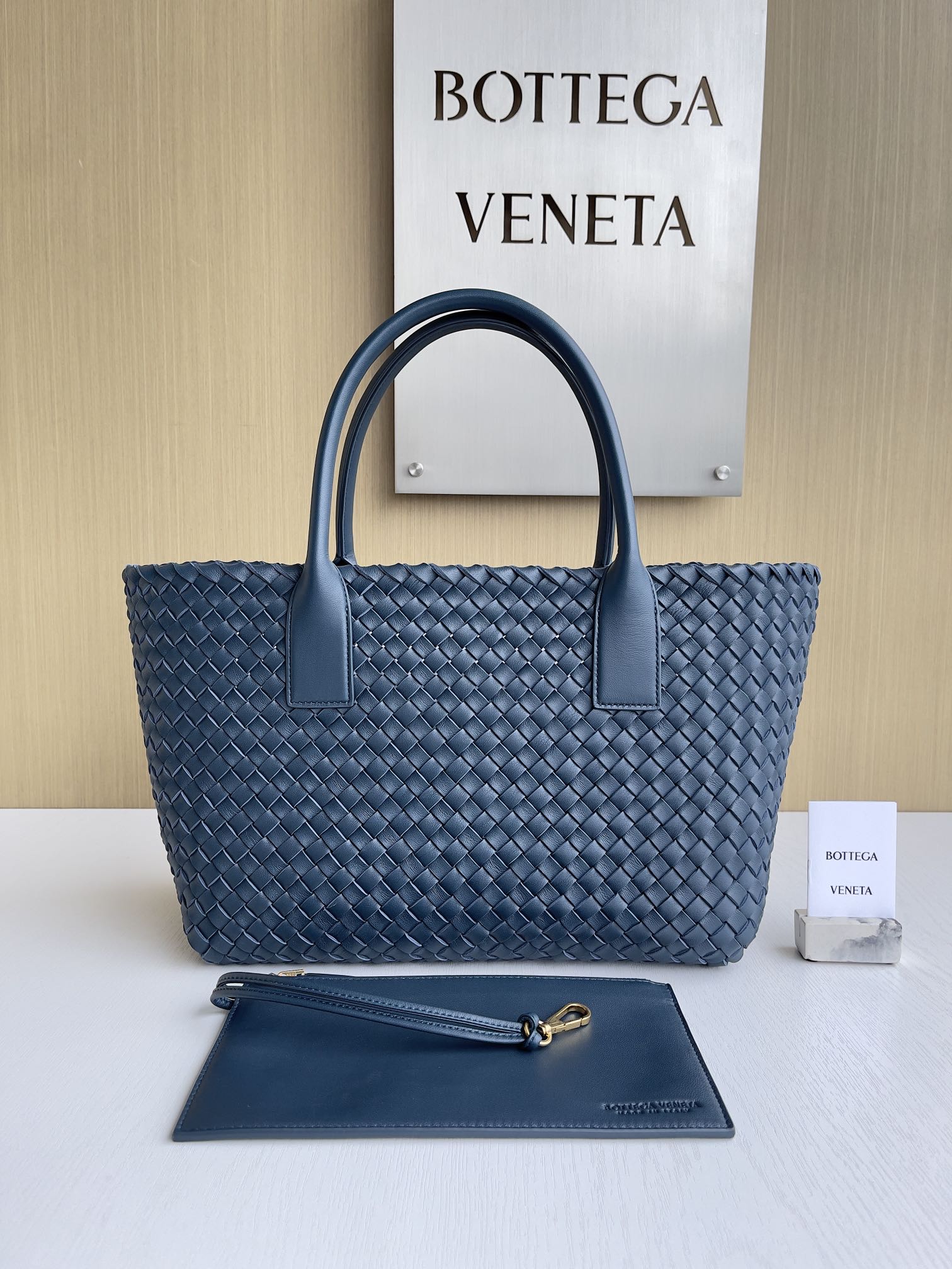 Bottega Veneta Hand-woven lambskin inside and out