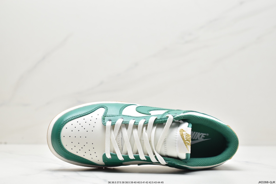 160 Nike Dunk Low “Green and Gold” 白绿金 FB7173-131
