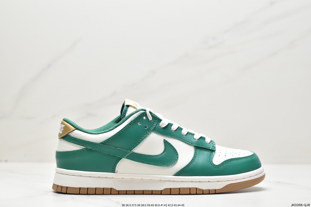 160 Nike Dunk Low “Green and Gold” 白绿金 FB7173-131