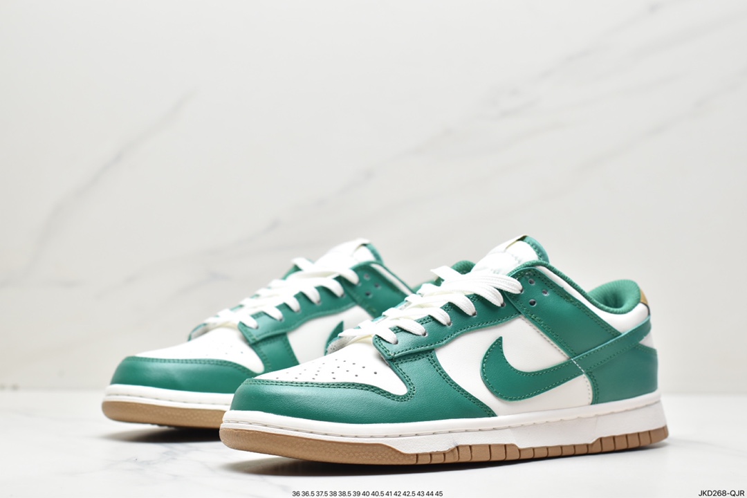 160 Nike Dunk Low “Green and Gold” 白绿金 FB7173-131