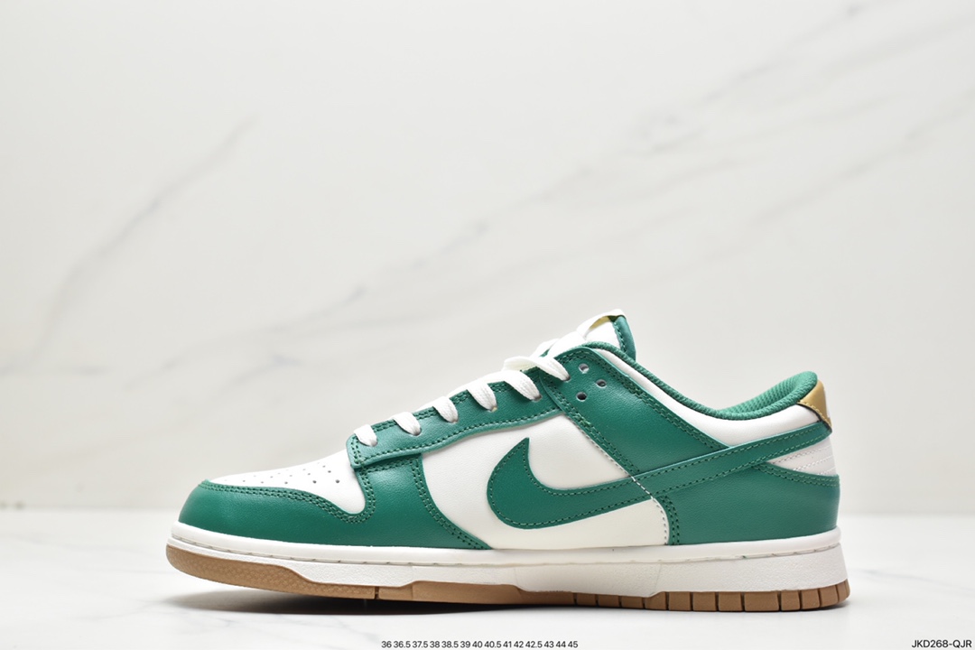 160 Nike Dunk Low “Green and Gold” 白绿金 FB7173-131
