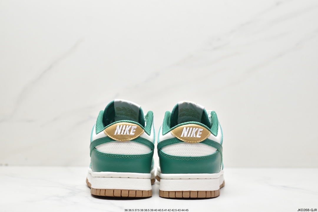 160 Nike Dunk Low “Green and Gold” 白绿金 FB7173-131