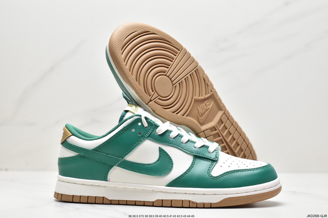 160 Nike Dunk Low “Green and Gold” 白绿金 FB7173-131