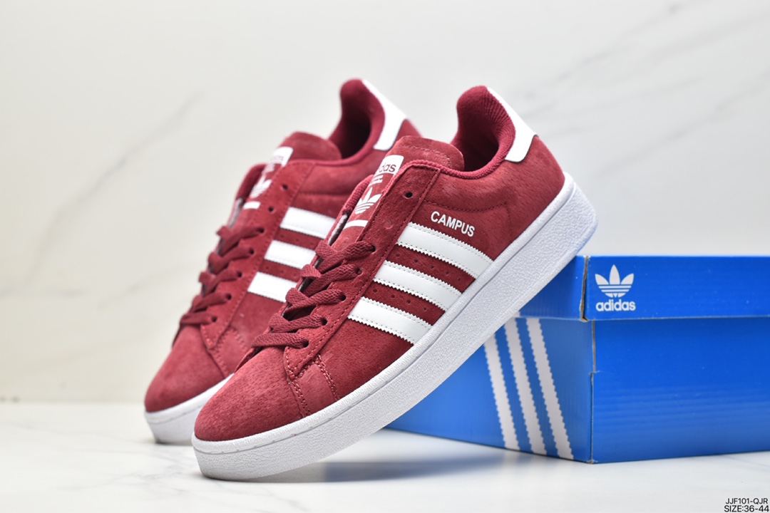 Adidas Originals Campus College Series Bread Style Classic Retro Low Top Versatile Casual Sports Shoes