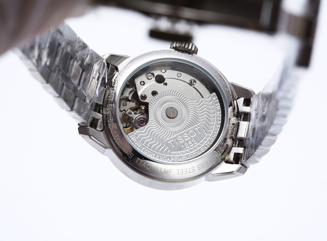 TISSOTITSOT Drew Series White Steel Gold Couple Watch T099: Elegant Design and Swiss Craftsmanship - 图片 9