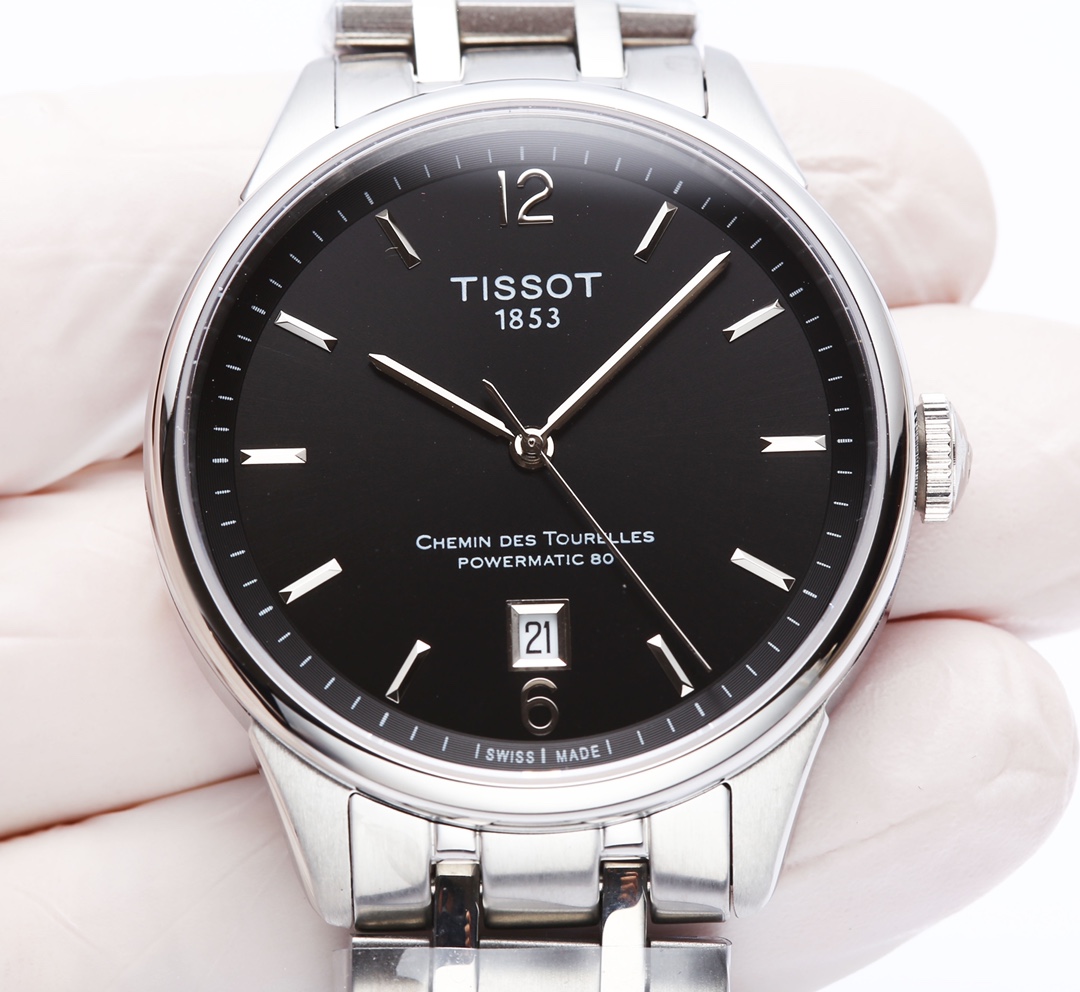 TISSOTITSOT Drew Series Couple Watch with White Steel and Sapphire Glass Mirror - 图片 6