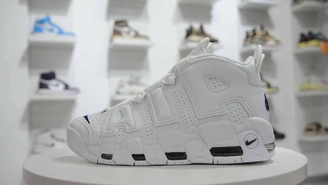 [Air Force Series]Air More Uptempo Pippen White Black