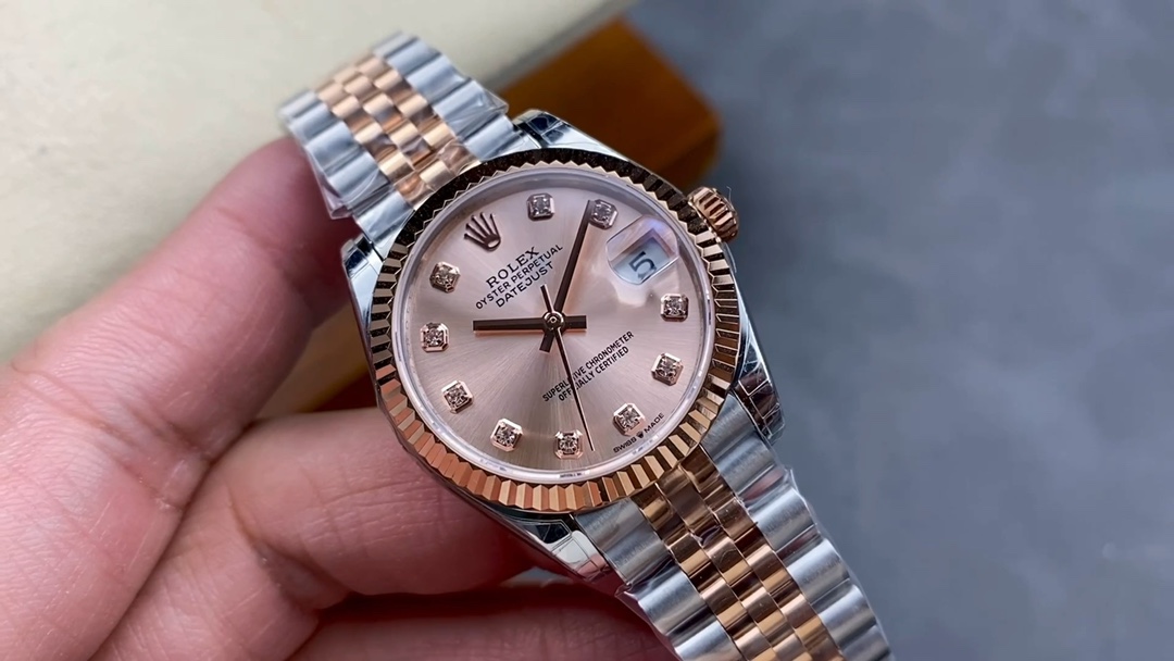 Rolex 蚝式恒动 玫瑰金日志 31mm
