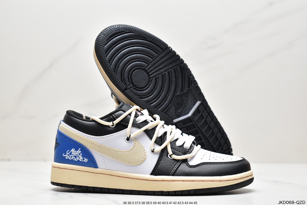 160 Air Jordan 1 Low 解构抽绳低帮 AJ1乔1低帮休闲板鞋553558-062