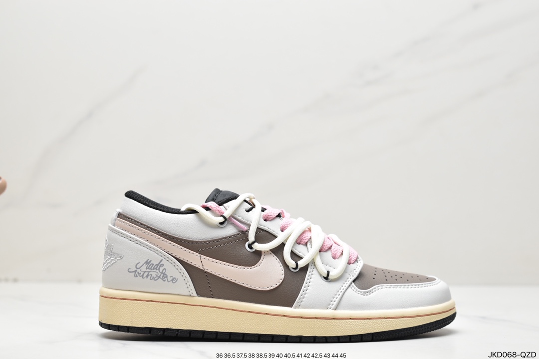 160 Air Jordan 1 Low 解构抽绳低帮 AJ1乔1低帮休闲板鞋553558-062