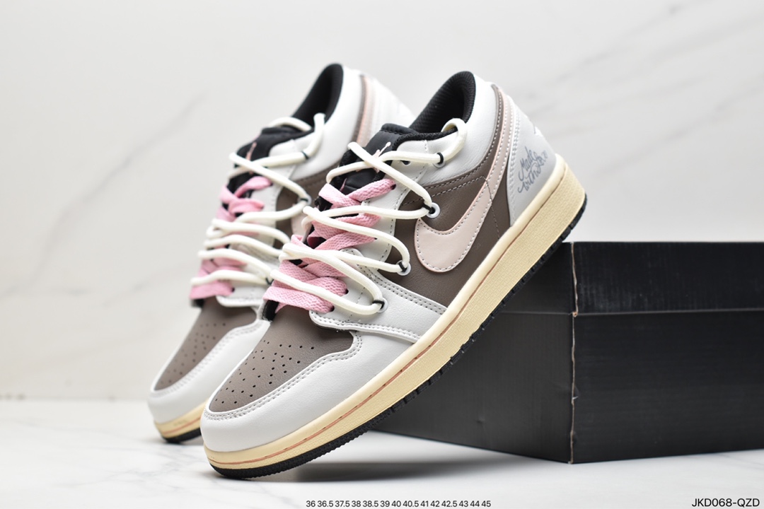 160 Air Jordan 1 Low 解构抽绳低帮 AJ1乔1低帮休闲板鞋553558-062