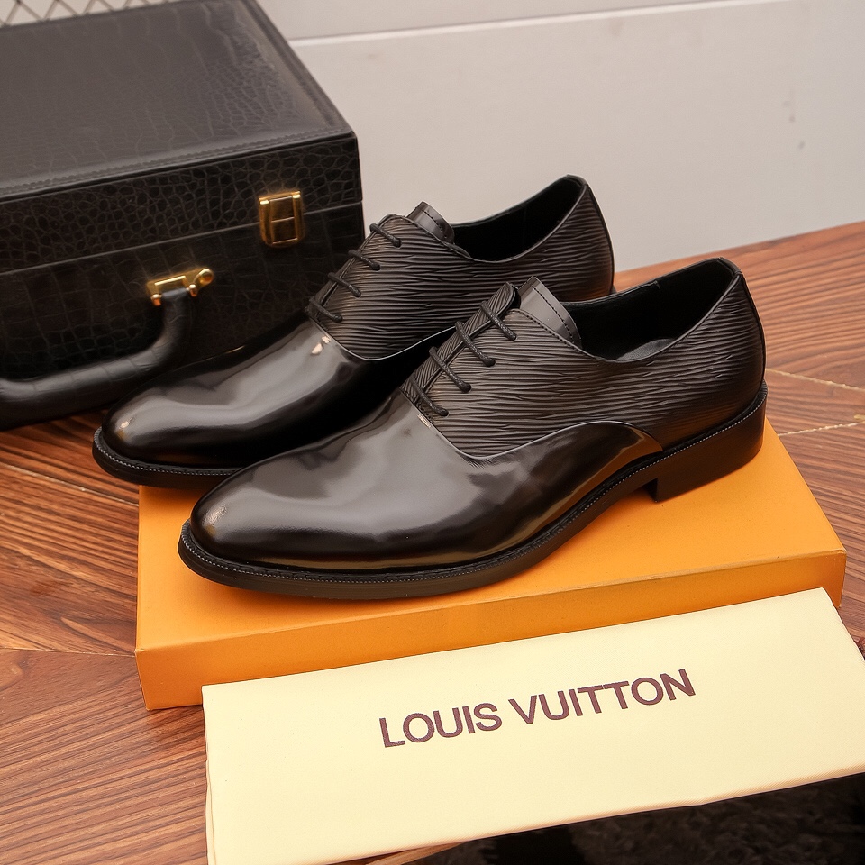 [LV] 2022 zapatos formales de negocios de gama alta estilo noble y elegante, practicidad y estilo y