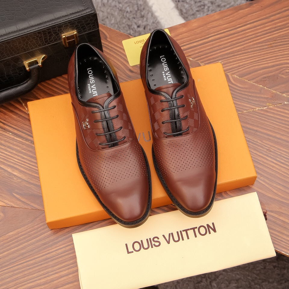 [LV] 2022 zapatos formales de negocios de gama alta estilo noble y elegante, practicidad y estilo y
