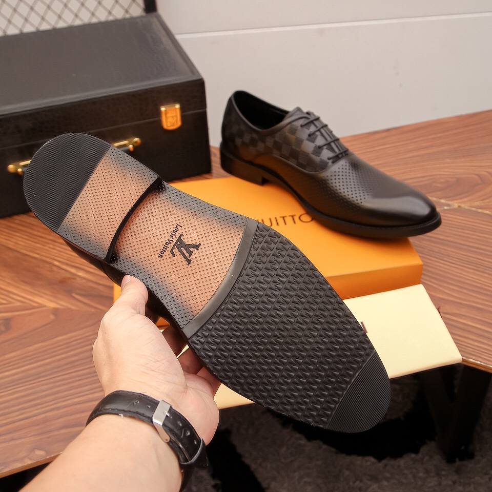 [LV] 2022 zapatos formales de negocios de gama alta estilo noble y elegante, practicidad y estilo y 